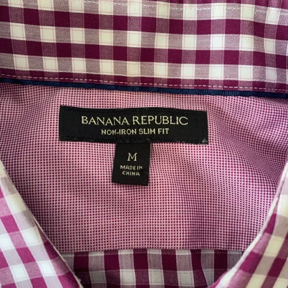 Banana Republic Men Plaid Slim fit shirt